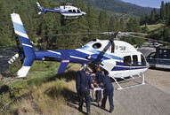 Спасение людей на вертолётах Bell-429.