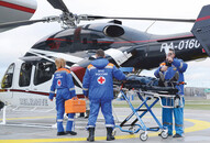 вертолёт Bell-429 используется в России для нужд медицинской эвакуации пострадавших