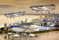 Один из самых популярных легкомоторных самолётов в мире Cessna-182